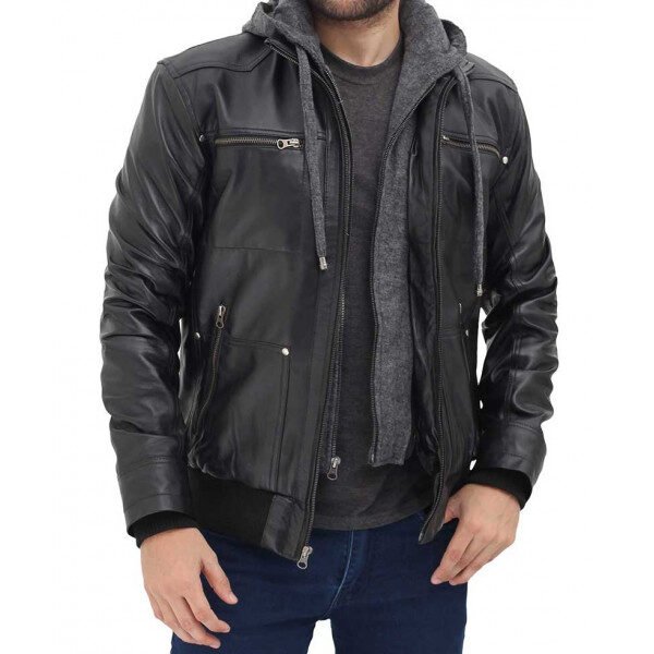 Mens Grey Denim Jacket - Ekommart