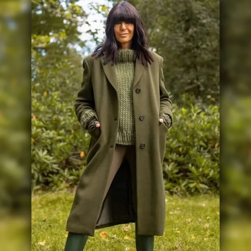 The Traitors UK 2024 Claudia Winkleman Green Coat